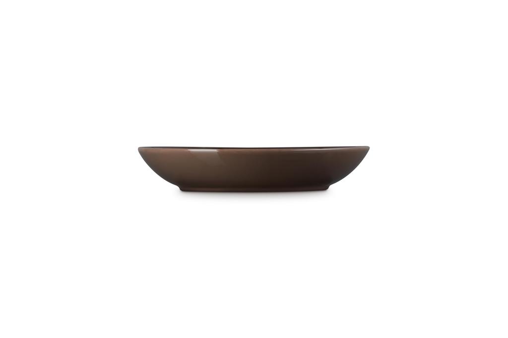 Le Creuset Deep Mesh Round Dish, 22cm, Sepia, Heat and Cold Resistant, Microwave and Oven Safe [Official Japanese Product]