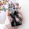 For Realme C20 Case Soft Funda Blue Butterfly Painted Cover For Oppo Realme C15 c20 C 20 15 Phone Bumper RealmeC15 Case Coque