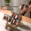 6-Piece Heat-Resistant Borosilicate Glass Teacup Set