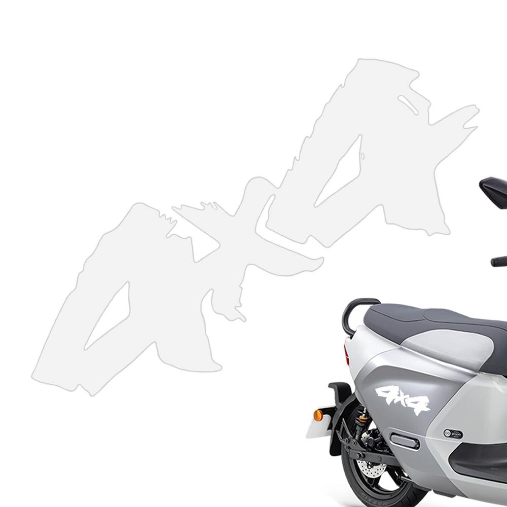 4x4 Stickers For Trucks Sun-Proof Waterproof Creative Car Sticker Versatile Off Road Decals For Motorcycle Sports Track Scooter