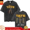 Vintage Washed Tate McRae Miss Possessive World Tour 2025 T-Shirts Men Women Women Harajuku O-Neck Short Sleeve T Shirt Cotton T