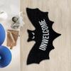Unwelcome Bat Shaped Mat Spookys Front Door Welcome Mat for Living Room Decor