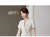 Women's Short-Sleeve Summer Professional Suit Set for Hotel Front Desk, Beauty Salon, and Gold Shop Manager Uniform