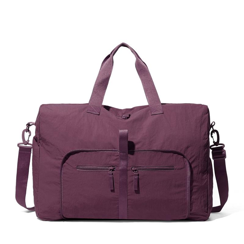 Foldable Gym Yoga Bag Large Storage Outdoor Short Distance Travel Camping Shoulder Crossbody Bags Outing Boarding Trip Handbag