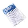 25pcs Disposable Water Drop Mascara Brush Set - Mini Colored Wand Nylon Head Eyelash Comb