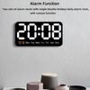 Temperature/Date Display LED Digital Clock Dual Alarms Wall-mounted Clock  Living Room