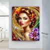 Diamond Painting New Collection Beautiful Woman Diy Full Square Round Drill Rhinestone Embroidery Pretty Girl Mosaic Cross Stitch Kits