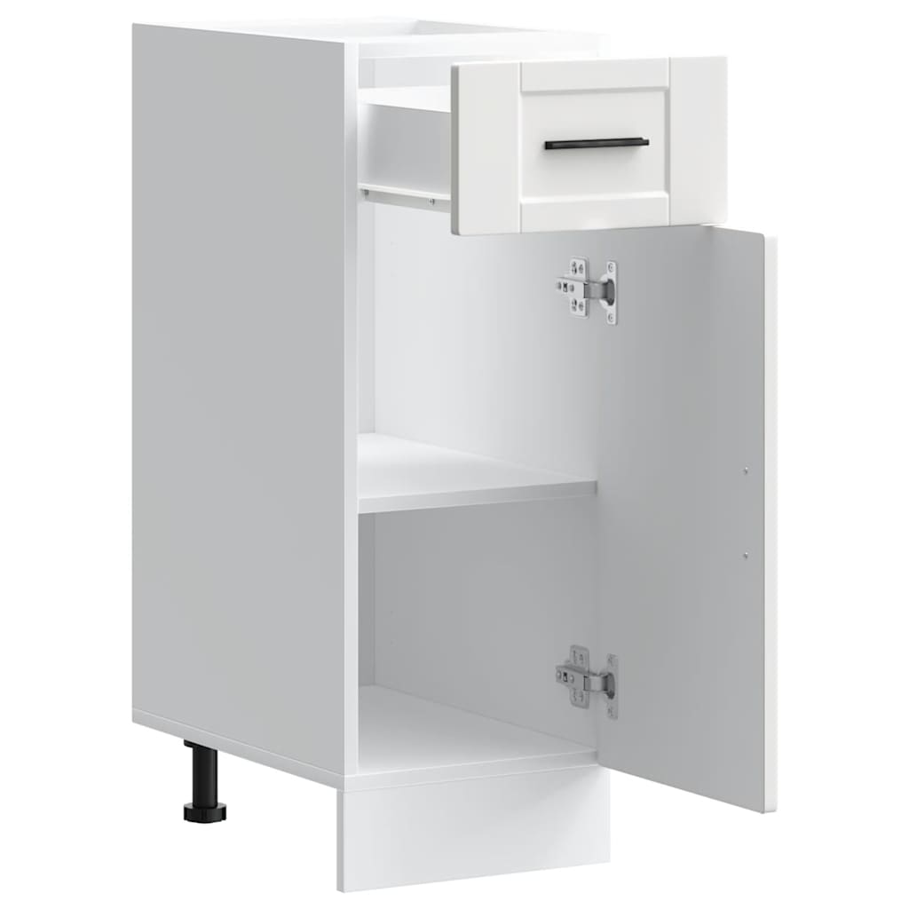 Kitchen Base Cabinet Porto White Particleboard