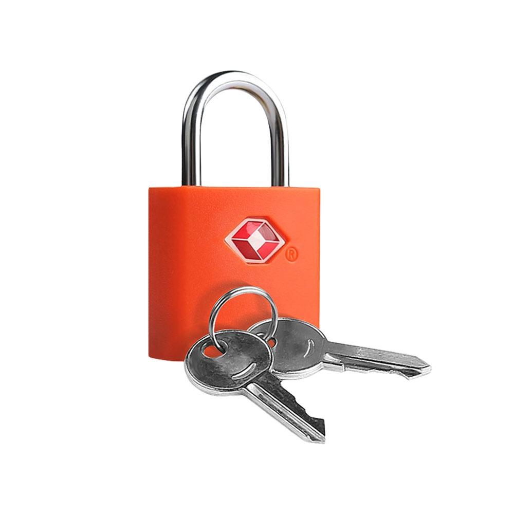 Mini Customs Lock TSA Security Padlock Portable Cabinet Lock  for Travel оранжевый