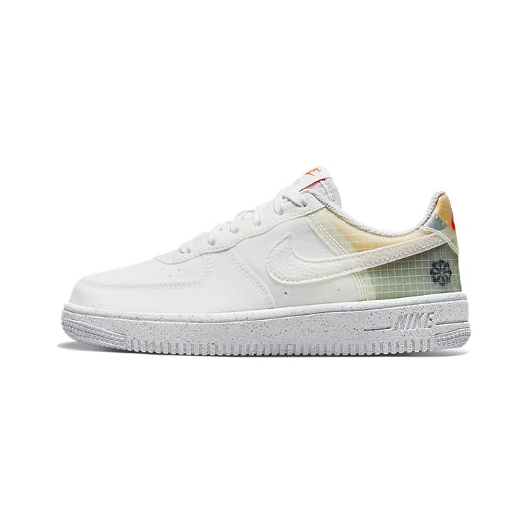 

Nike Air Force 1 Carter Wear-Resistant Slip-Resistant Low-Top Skateboard Shoes White Orange Children Aged 3-7 Years Old 31