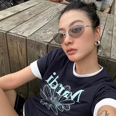 Style Men'S Sun Glasses Oval Shape Anti-Reflective Sunglasses Women Y2K Stylish Travelling Glasses For Women