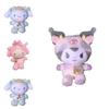 Adorable Kuromi My Melody Zodiac Cow Plush Toy Keychain With Cinnamonroll Pendants Xmas Gift