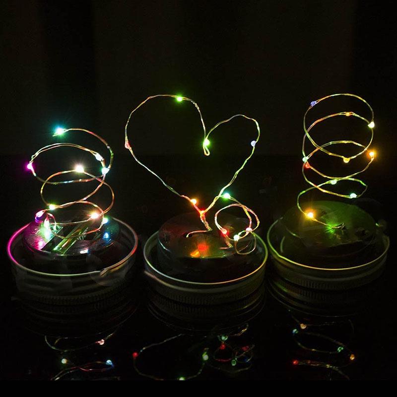 Enchanting 10led Outdoor And Indoor Solar Mason Jar Light Lids For Beautiful Weddings