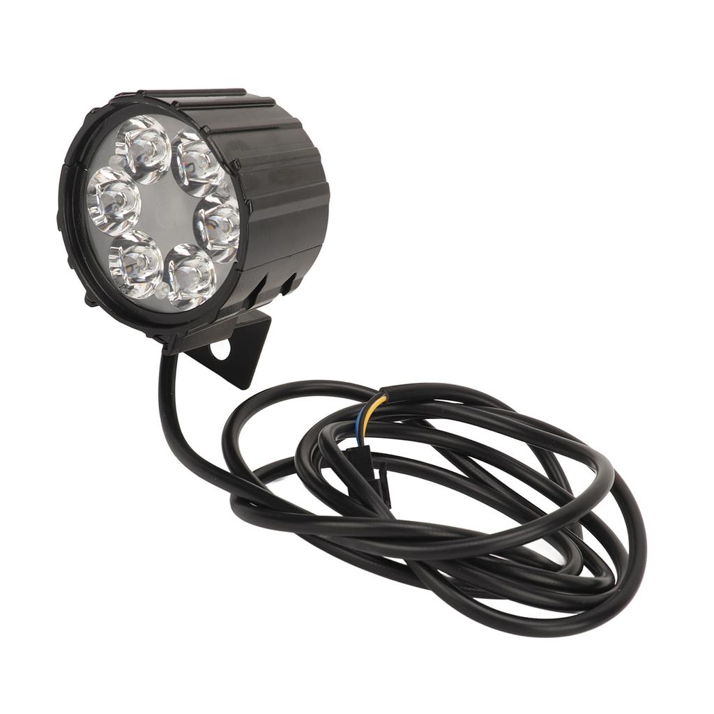 Klakson rowerowy Reflektor Wodoodporny 12?72V Aluminiowa lampa przednia do roweru elektrycznego jako akcesorium