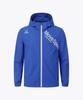 MUBEUSEUPOCHEUBAIDESANGTEU Wording Graphic Woven Hooded Windbreaker Jacket Blue Vs123Ewb11