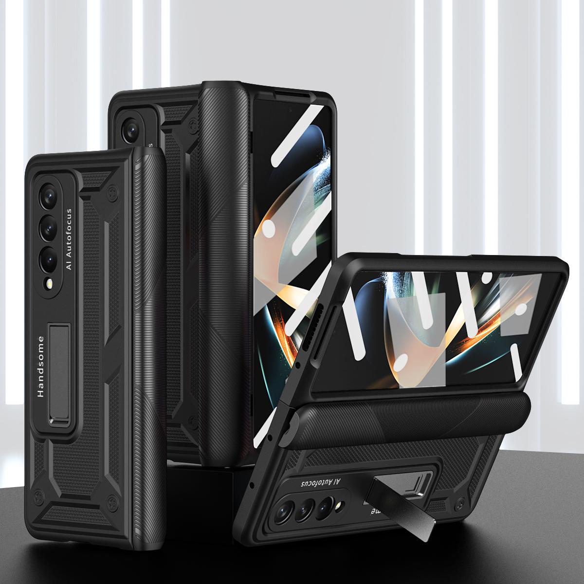 

Роскошный магнитный шарнирный чехол для Samsung Galaxy Z Fold 4 3 5G, защитный чехол для экрана камеры, противоударный чехол для телефона, чехлы for Galaxy Z Fold4(7.6 )