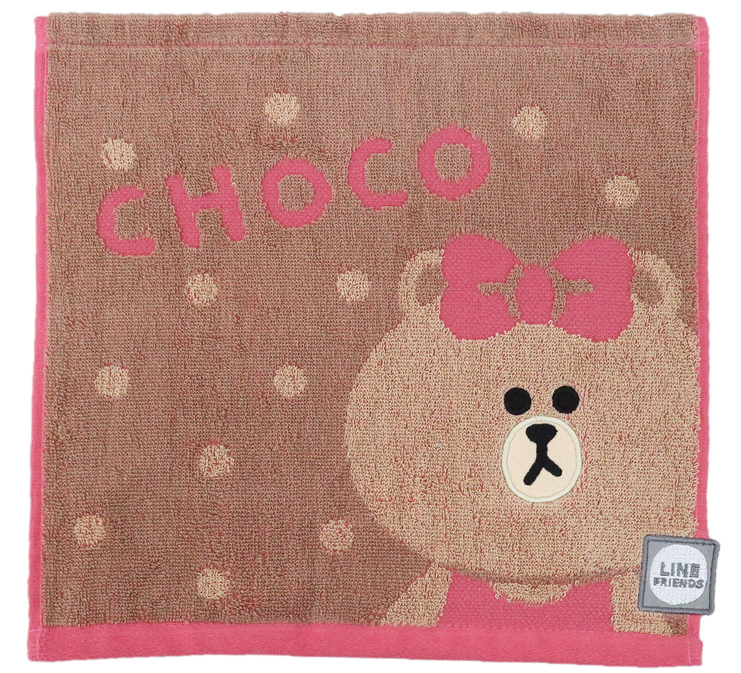 

Marushin Carry LINE FRIENDS Hello Available in 2 5585000600 Towel/Hand Towel, Chocolate, Cotton, Sizes, шоколадный