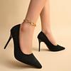 2025 Fashion High Heels 33-43 Plus Size Women Shoes Thin Stiletto Banquet Wedding Shoes Sexy Pointed Toe Ladies Party Shoes