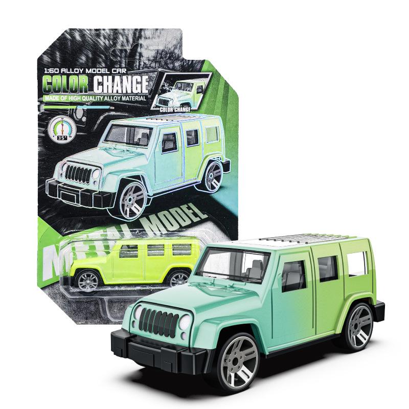 Water-Reactive Color-Changing Alloy Racing Car Model 1:60 Pull-Back Toy for Boys
