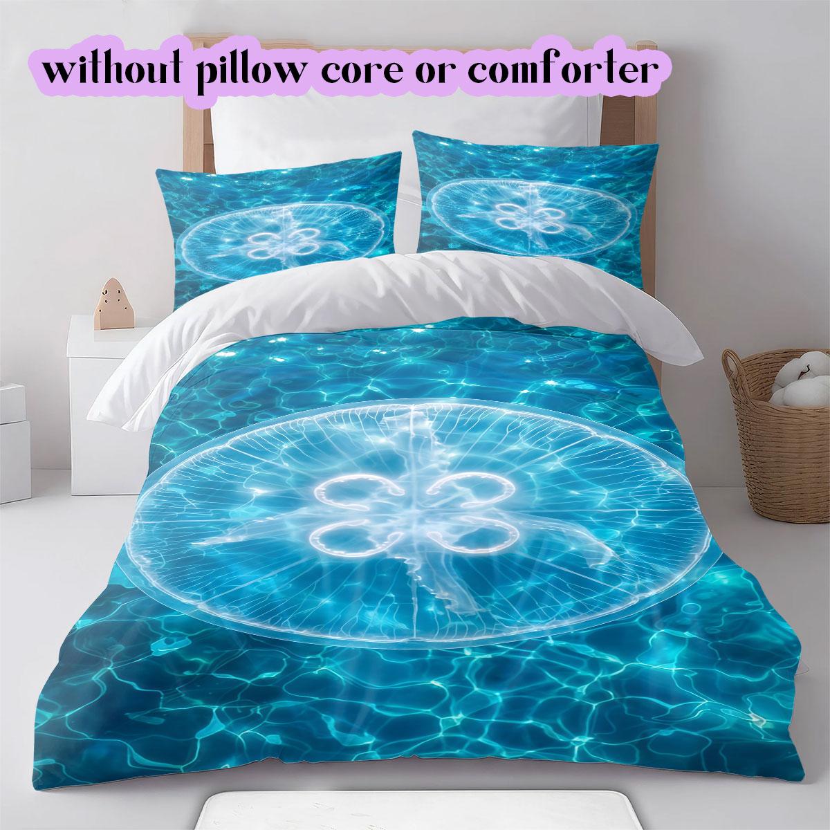 

Seawater marine organisms Pattern Bedding,Quilt Set Quilt Cover Pillowcase Home Birthday Gift (1*duvet cover+2*pillowcase,without core) 135x200cm