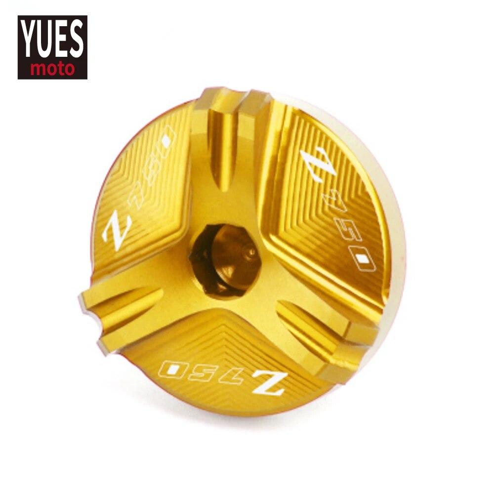 Motocyklové příslušenství Kryt filtru motorového oleje Víčko olejové zátky s logem PRO KAWASAKI Z750 S 2006 2007 2008 2009 2010 2011 2012