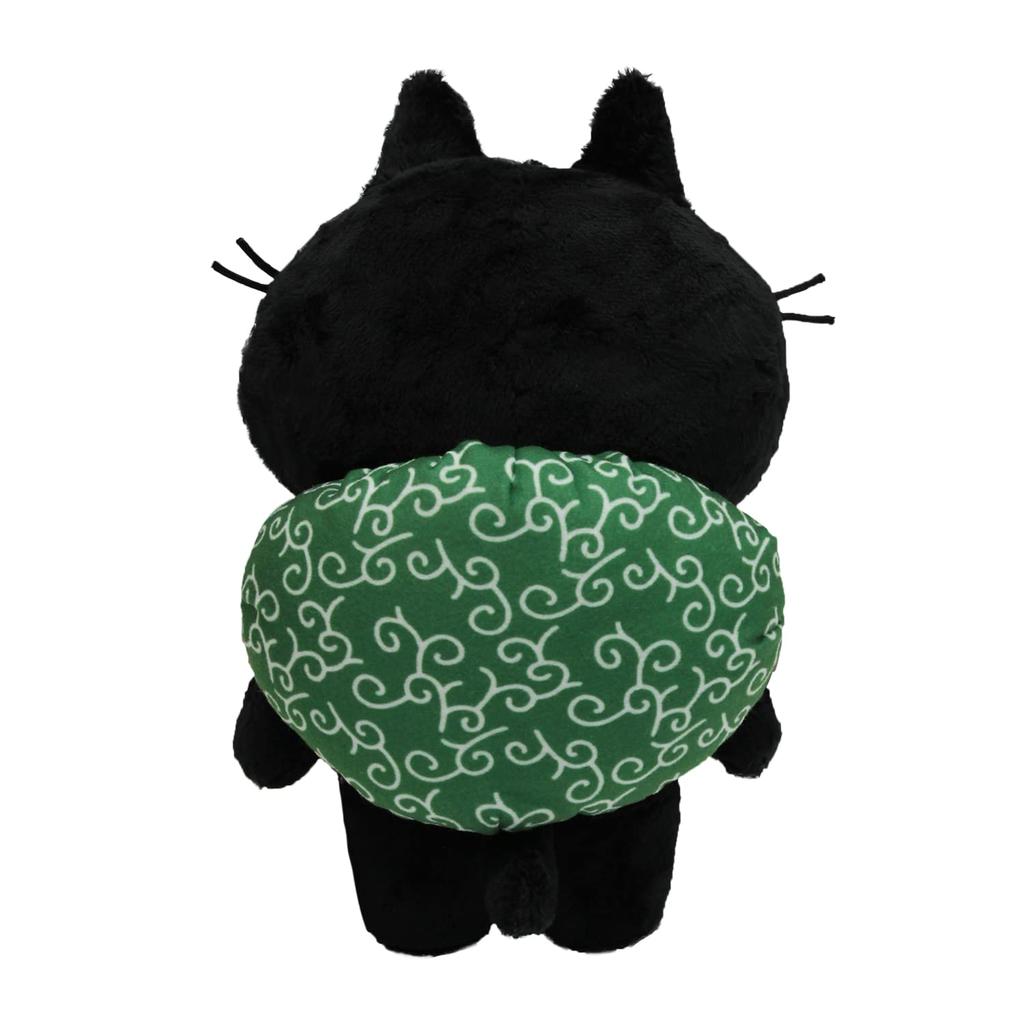 Black Cat Plush Standing JitoMe-chan Toy, Ver., Black, 995-JTMCT