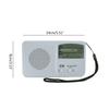 Multi-purpose Solar Hand Crank Radio with SOS Alarm Portable AM/FM Radio with Flashlight for Outdoor Emergency