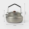 Thous Winds Camping Outdoor Mini Direct Heat Stainless 1 with Mesh Storage Silver Kettle, Kettle, Kettle, Pot, Compatible, Steel, Lightweight, Person,