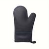 Heat Resistant Silicone Oven Mitts Set with Soft Cotton Lining, Long Flexible Thick Silicone Oven Gloves, Kitchen Mitt