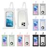 Waterproof Phone Pouch with Detachable Lanyard Transparent Floating Cell Phone Dry Bag Case Protector Beach Kayak Cruise Travel Essentials