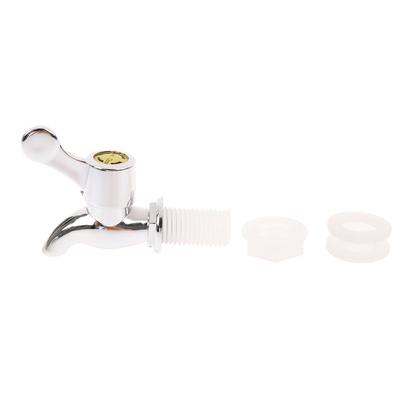 1 Stücke 17 Mm Silber Glas Weinflasche Wasserhahn Glas Weinfass Wassertank Wasserhahn