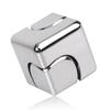 Square Magic Dice Metal Rotate Cube Fidget Spinner Anxiety Stress Relieve  Adhd Relaxing Cool Toys And Gadgets For Adults
