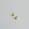 modernlike 14k gold slim heart earrings