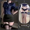 Sex Underwear Sex Police Uniform Cosplay Uniform Hot Nightclub Bar Uniform Hollow Buttocks Skirt Women