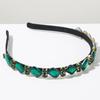 Glamorous Retro Rhinestone Headbands Elegant Sparkling Hair Hoop Narrow Women Headbands for Women