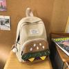 Schoolbag Japanese Ins Hamburg Cute Personality Small Backpack Female Cartoon High School Junior High School Student Large Capacity Backpack School 