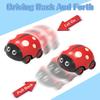 Pull Back Cars Gifts for 1-3 Year Old Girls, Friction Powered Vehicle Playset Toddler Toys for Girls Age 1-3, Push and Go Back Baby Car Toys (4 Pack)