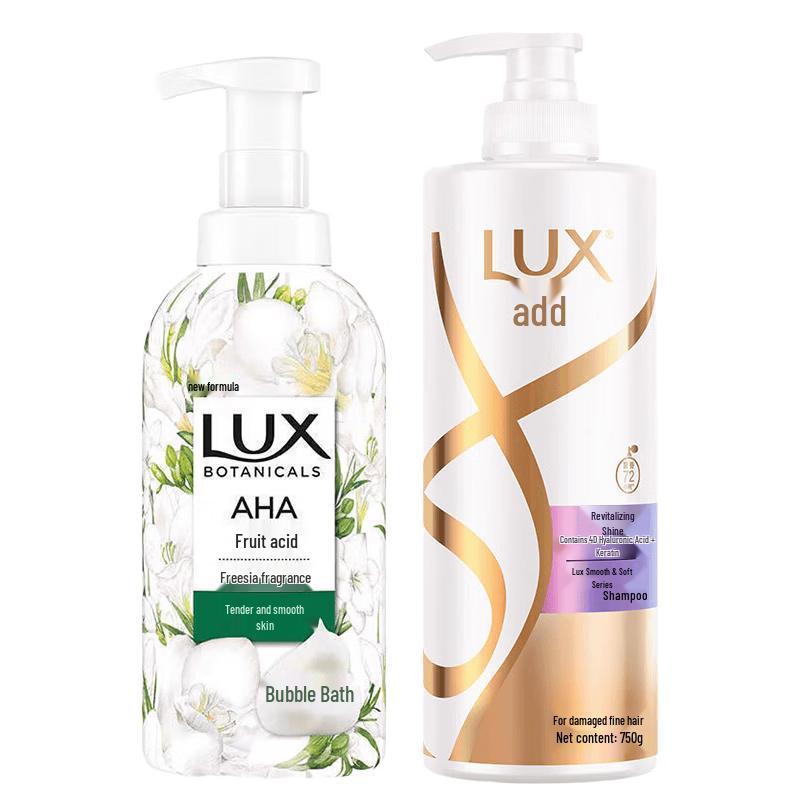 Дуэт Геля для душа и Восстанавливающего шампуня Lux Freesia