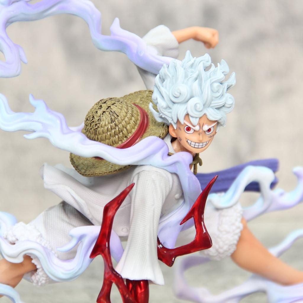 18 см One Piece Бог Солнца Ника Луффи пробуждается в 5-й передаче Фигурка Модель Статуэтка Игрушки Коллекция Декорация Модель Игрушки Подарок