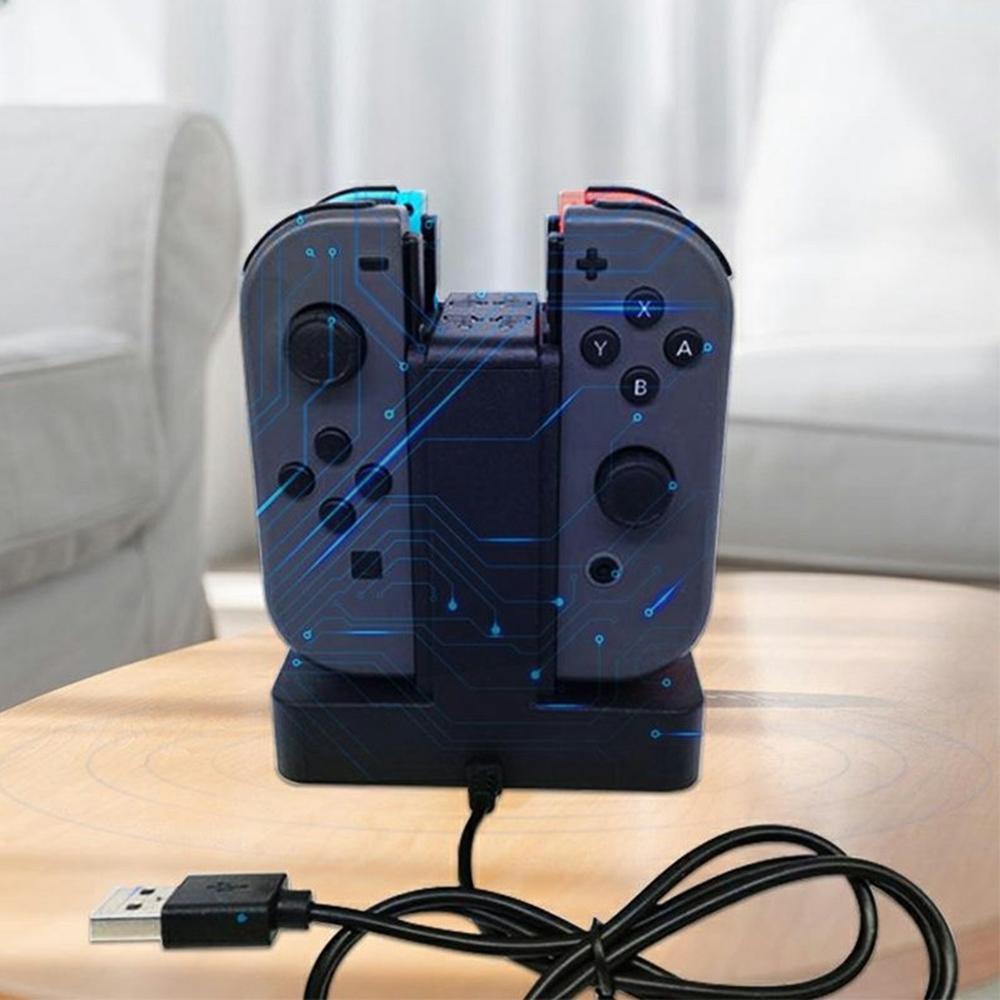 CX-111 For Nintendo Switch Pro Charging Dock 4 Controllers Quick Charge Charging Station