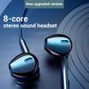 6D Surround Sound Metal Headphones 3.5mm&type-C Wired Control Headsets With HD Mic Earbuds For iPhone15/16 For Samsung Earphones
