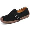 Women Mother Female Lady Cow Suede Genuine Leather Shoes Flats Loafers Slip On Spring Moccasins Plus Size 43 42