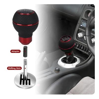 Pommeau de levier de vitesse universel en aluminium à 5 vitesses M8 M10 M11 M12 pour transmission manuelle, pommeau de levier de vitesse automatique