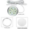 Kit Luci Sottopensile, Set da 3, Luci a Disco LED, 7,5W, 750LM, Bianco Freddo, Illuminazione per Vetrine, Luce a Disco per Cucina, Armadio, Bancone,