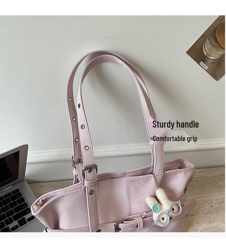 2026 New Style Korean Women's Daily Commute Bag - Fashionable Large Capacity Single Shoulder Tote