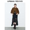UR 2025 Autumn Retro Suede Workwear Jacket