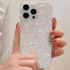 Mobile Phone Cases for iPhone 11 13 15 Pro Max 12 14 Pro Max Case iPhone 16 15 Plus 13 Pro 12 Frosted Texture Painted Cartoon Flowers