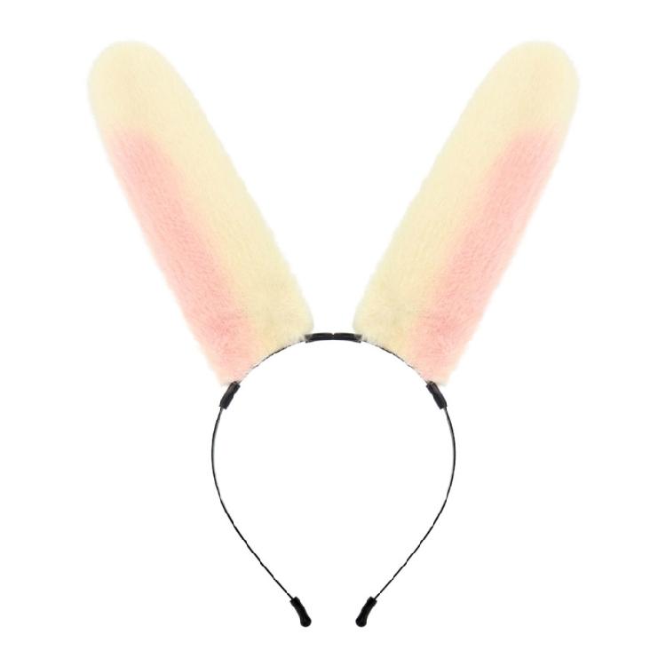 Adorkable Headband Cartoon Rabbits Hair Hoop Eye-catching Headpiece Headwear for Halloween Cosplay Role Play