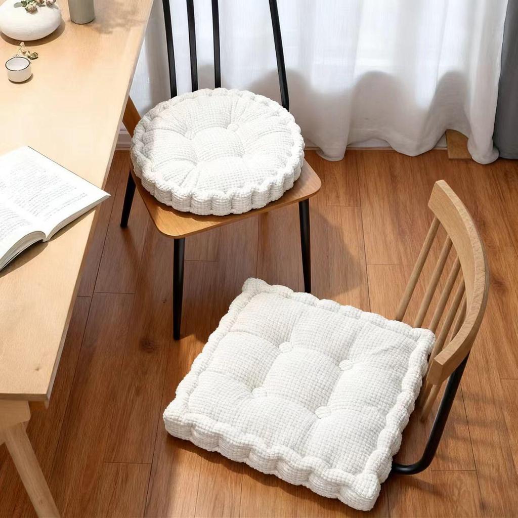 Corn Kernel Velvet Seat Cushion - Thickened Cotton Pad for Sofa, Car, Window, Chair, and Stool