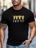 Cotton Shirt Man 2025 Brazil Football Team Graphic Tee Short Sleeve Breathable Comfort Fit Soft Casual Sports Daily Wear